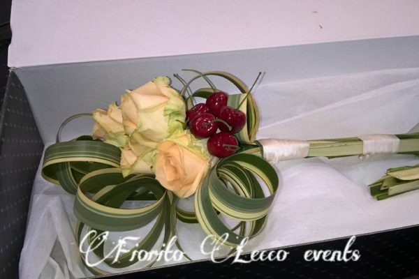 Bouquet sposa con frutta