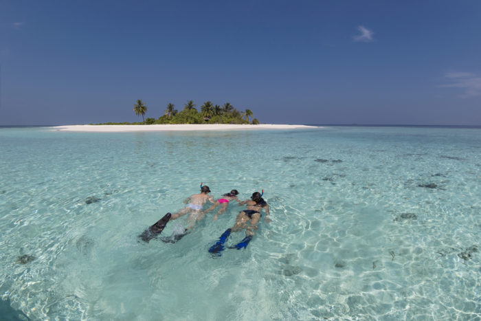 Maldive snorkelling