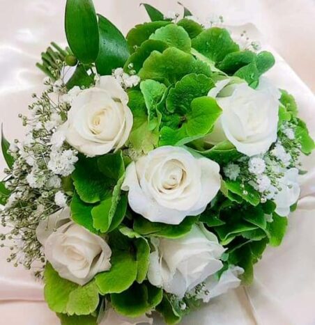 bouquet romantico green