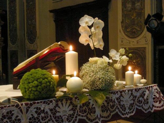 romantico con candele