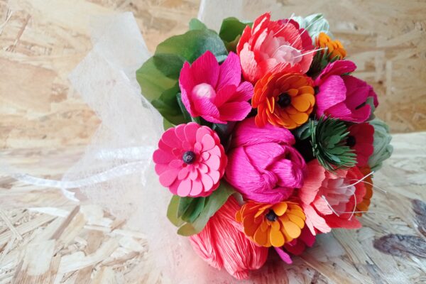 Bouquet da sposa  colori misti