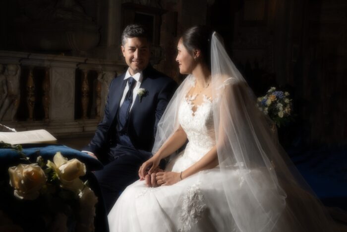 emozione del attesa del si 